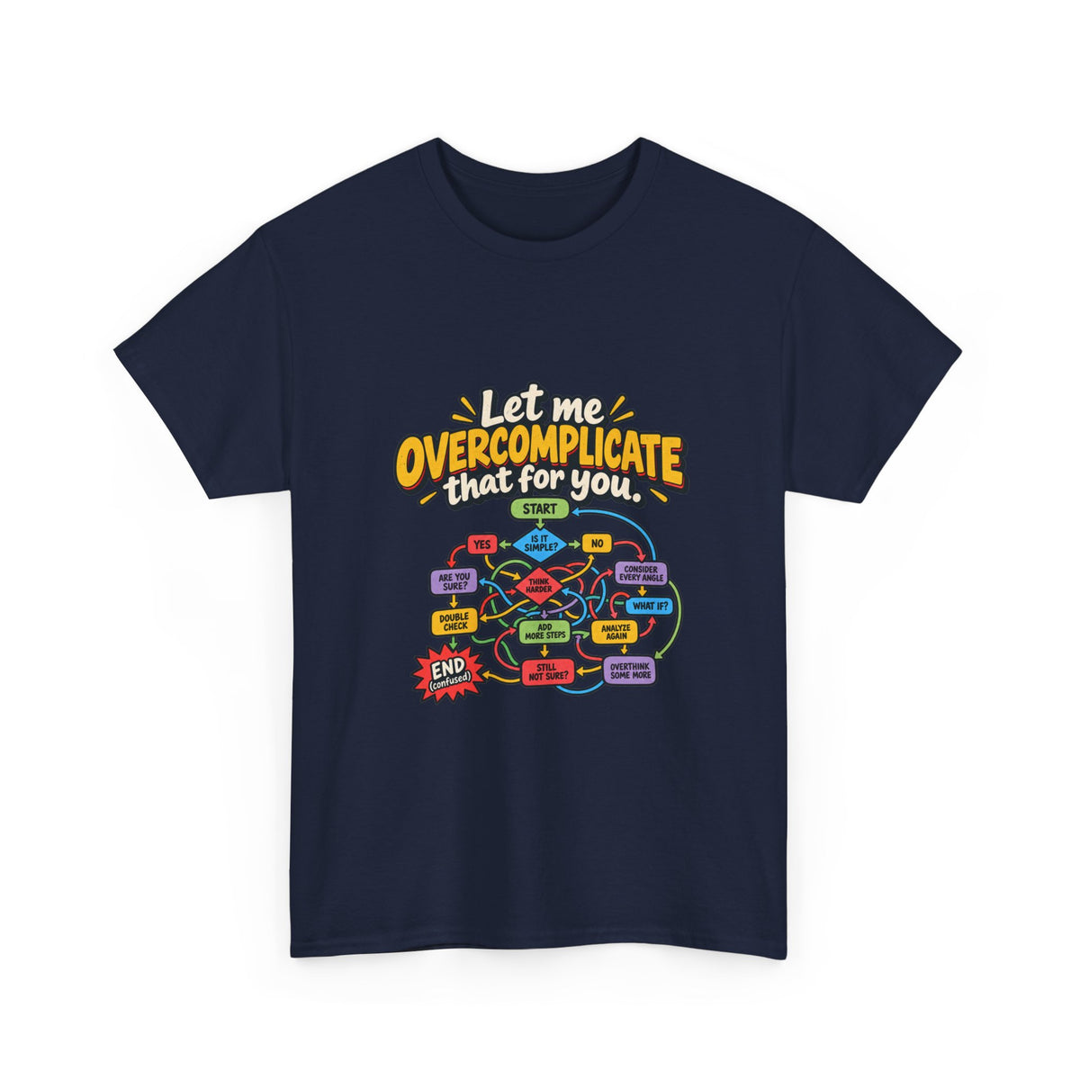 Let Me Overcomplicate That for You — Humor T-Shirt