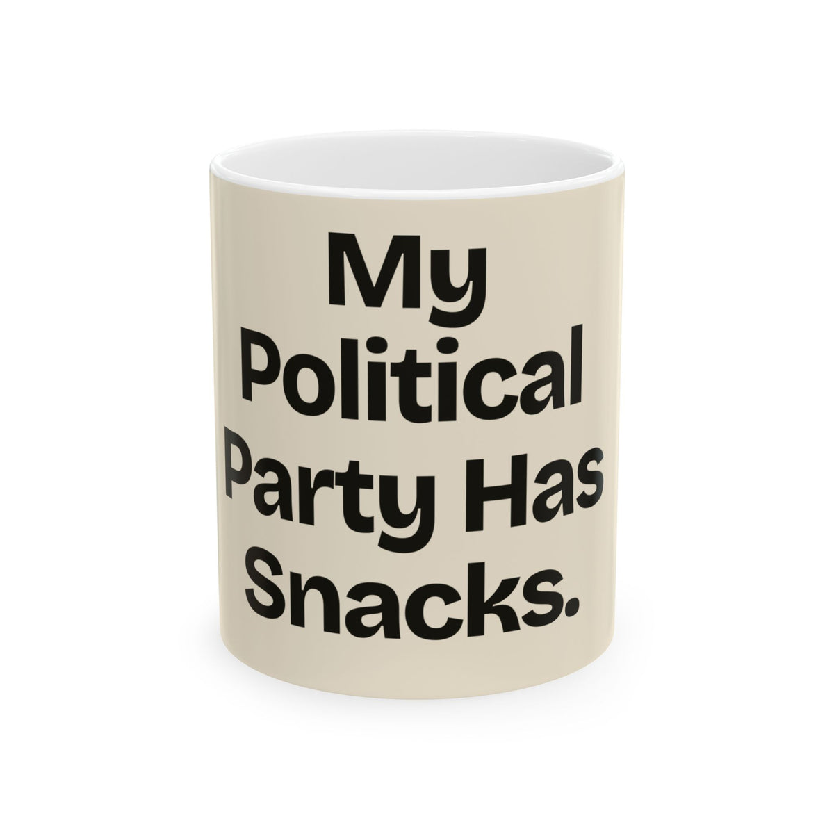 My Political Party Has Snacks — Politics Coffee Mug