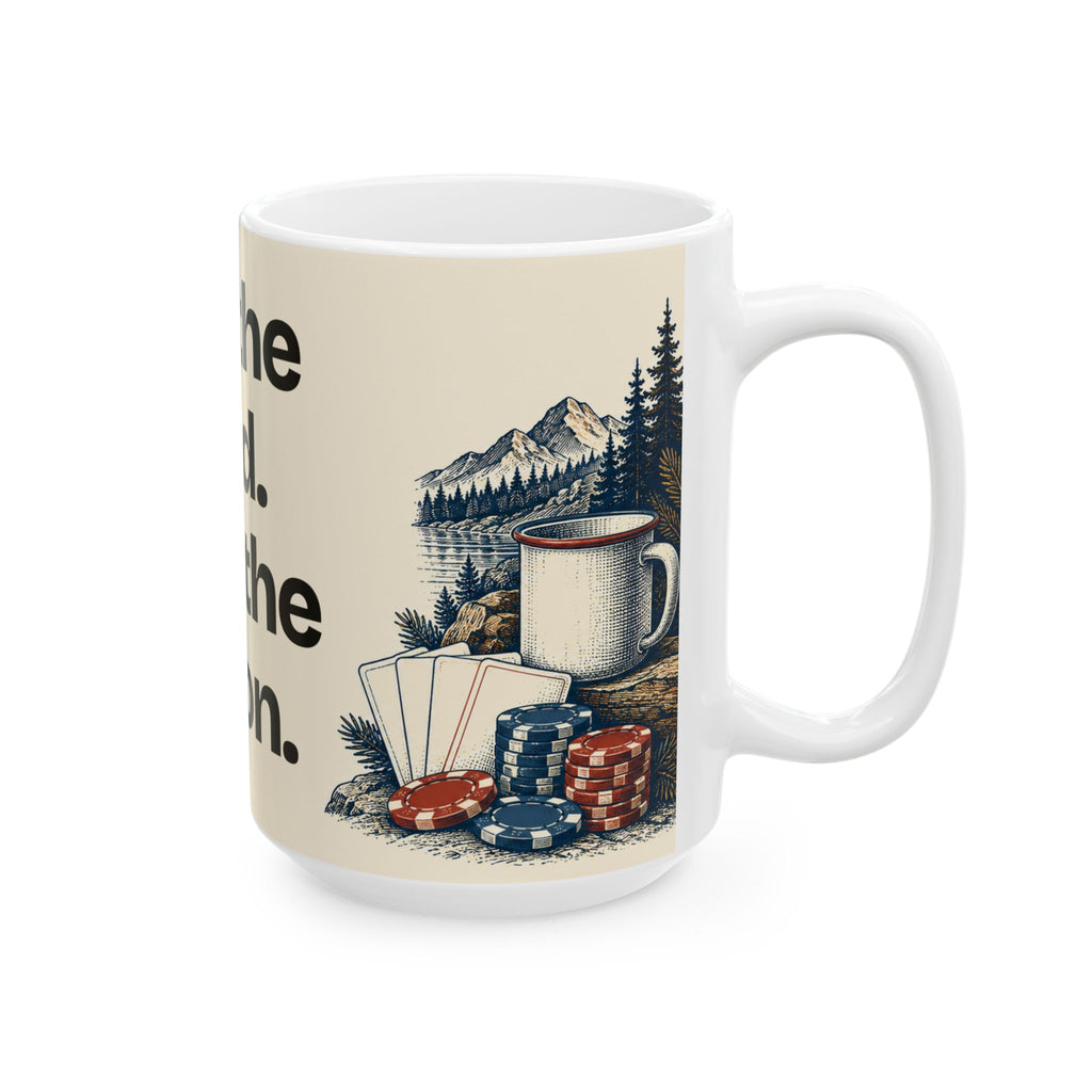 Fold the Hand. Keep the Lesson — Good Decisions Coffee Mug