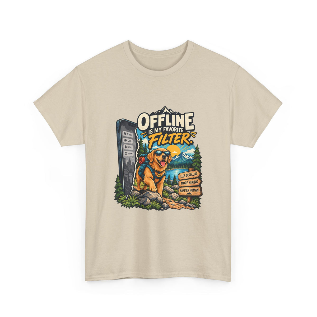 Offline Is My Favorite Filter — Social Media T-Shirt