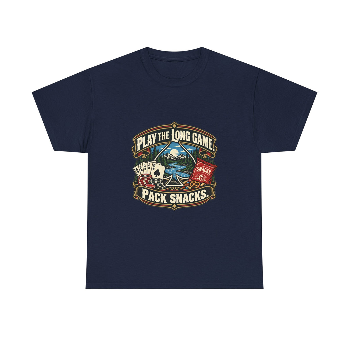 Play the Long Game. Pack Snacks. — Good Decisions T-Shirt