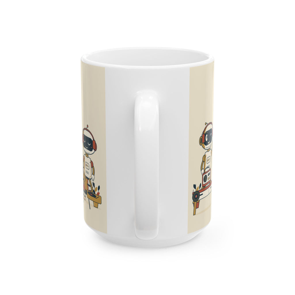 Powered by Coffee and Questionable Prompts — AI Coffee Mug