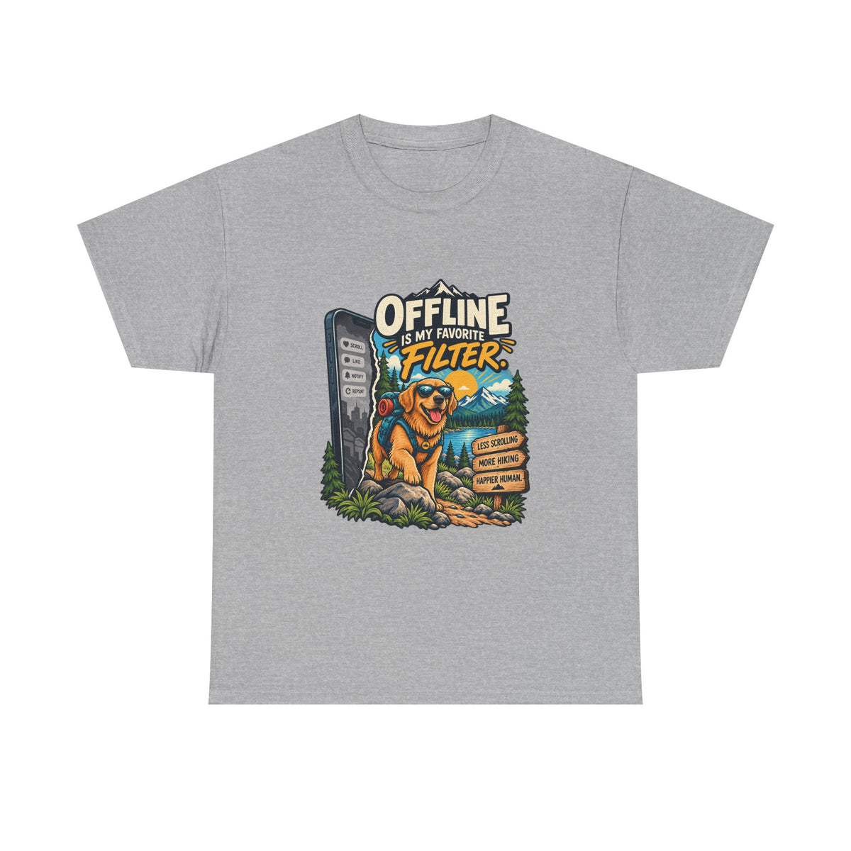 Offline Is My Favorite Filter — Social Media T-Shirt