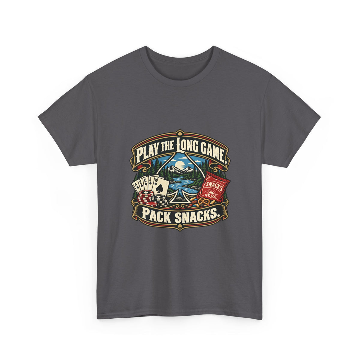 Play the Long Game. Pack Snacks. — Good Decisions T-Shirt