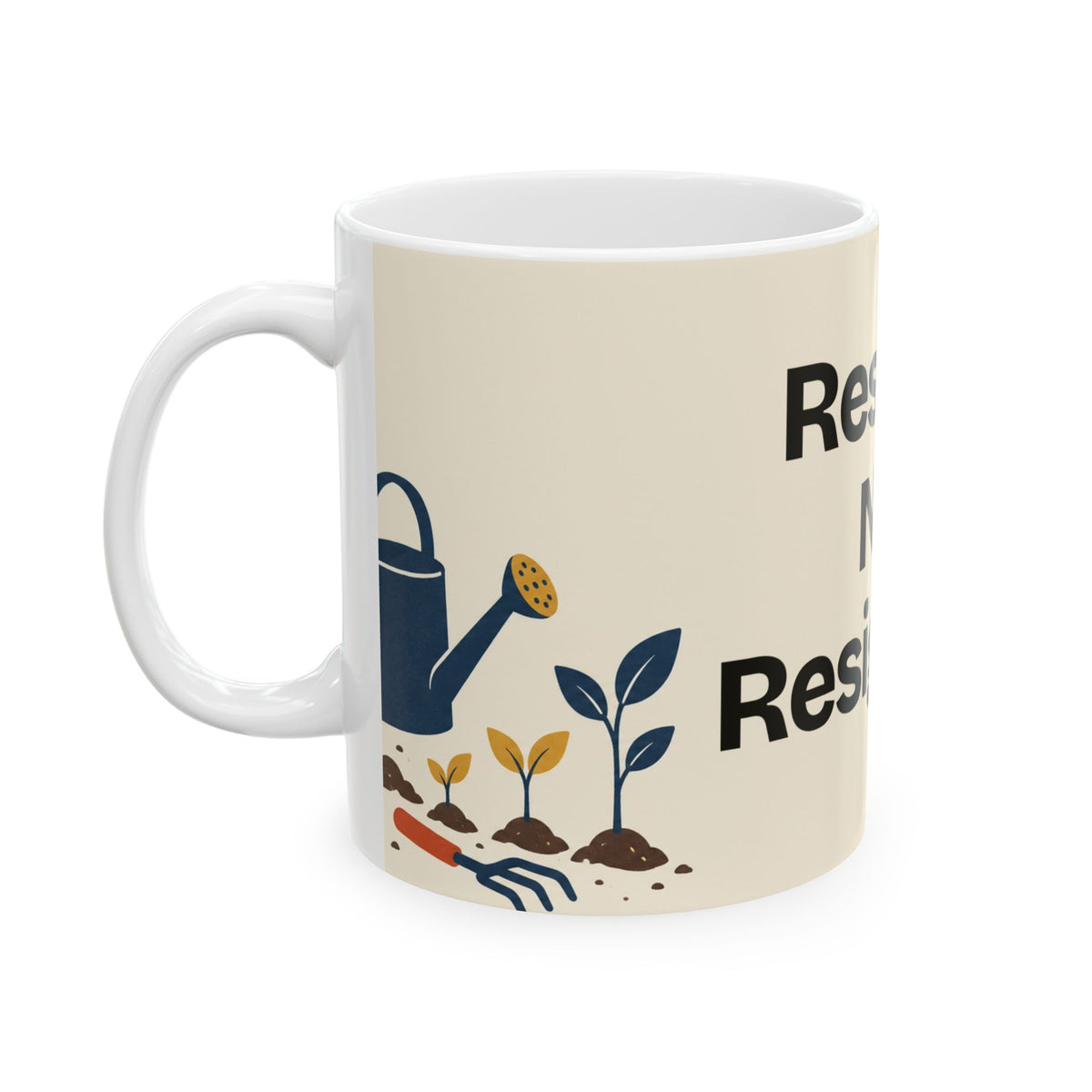 Resting. Not Resigning — Motivation Coffee Mug