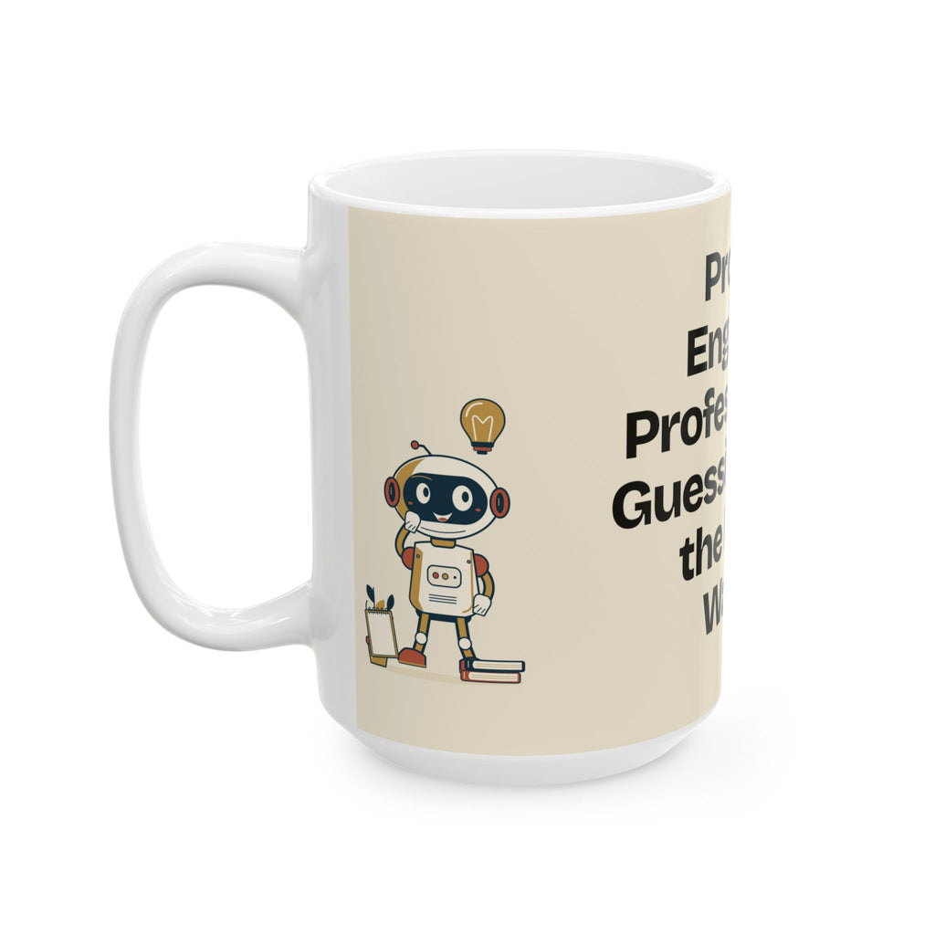 Prompt Engineer: Professionally Guessing What the Robot Wants — AI Coffee Mug