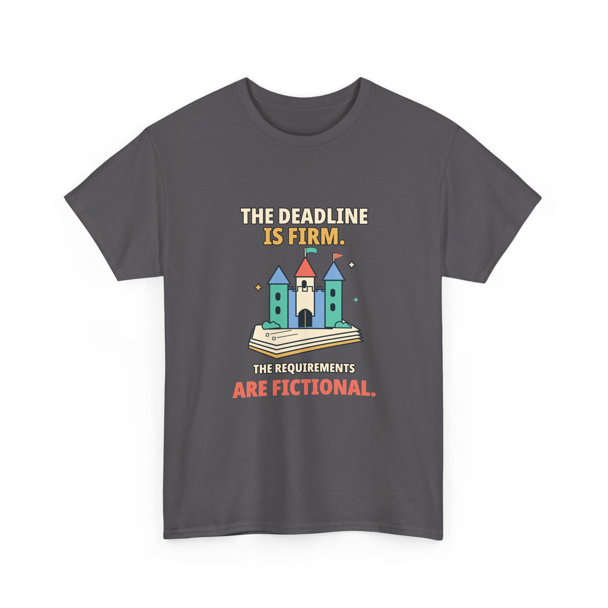 Fictional Requirements — Product Management T-Shirt