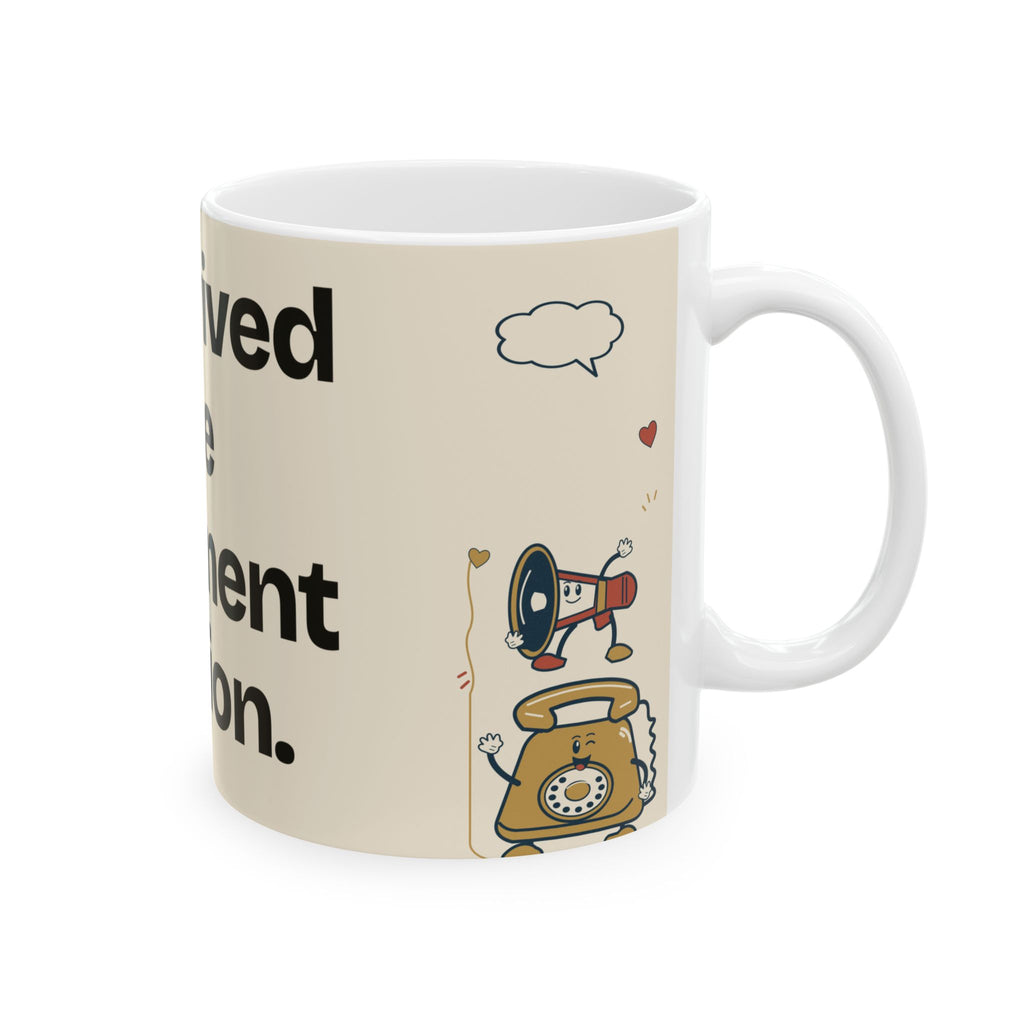 I Survived the Comment Section — Social Media Coffee Mug