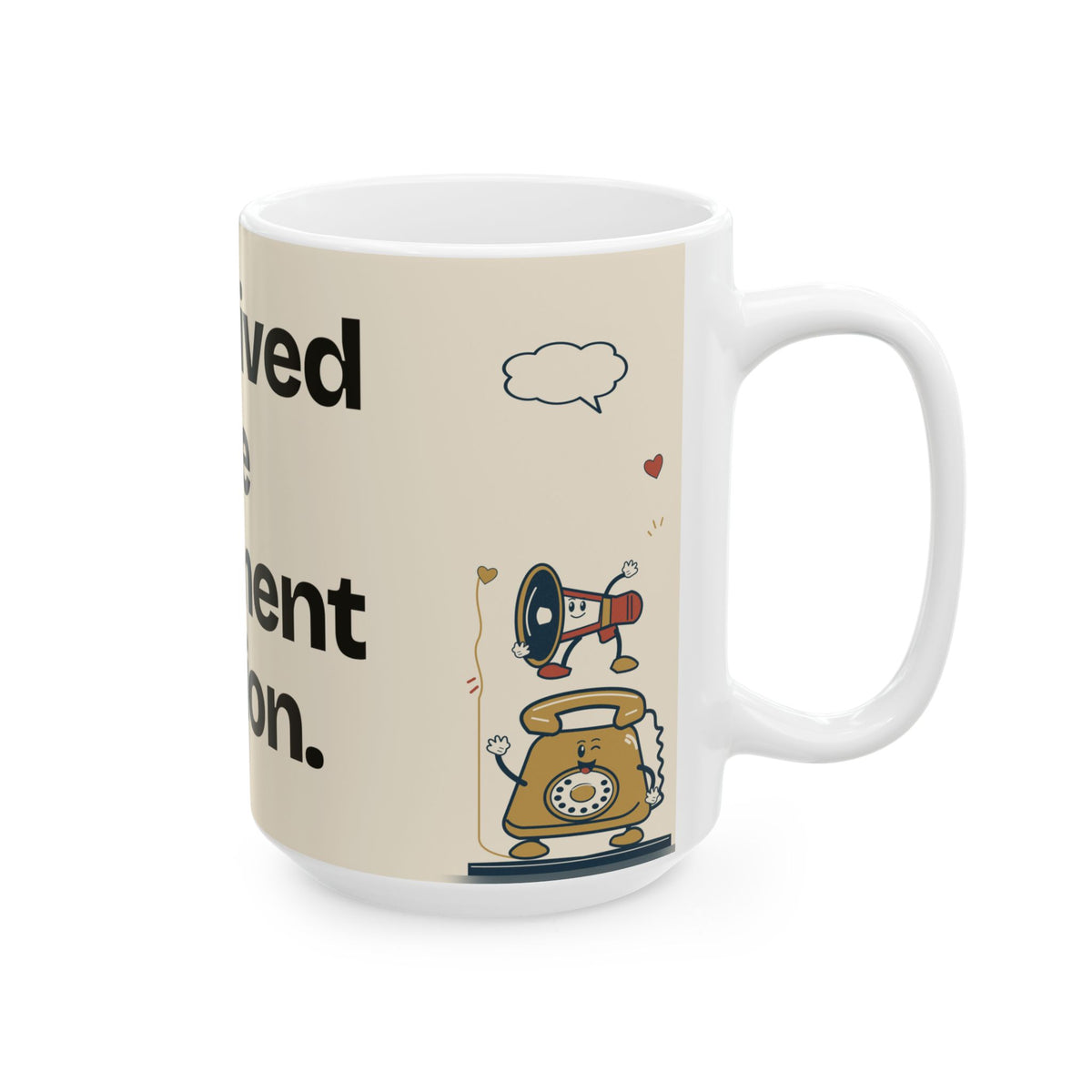I Survived the Comment Section — Social Media Coffee Mug