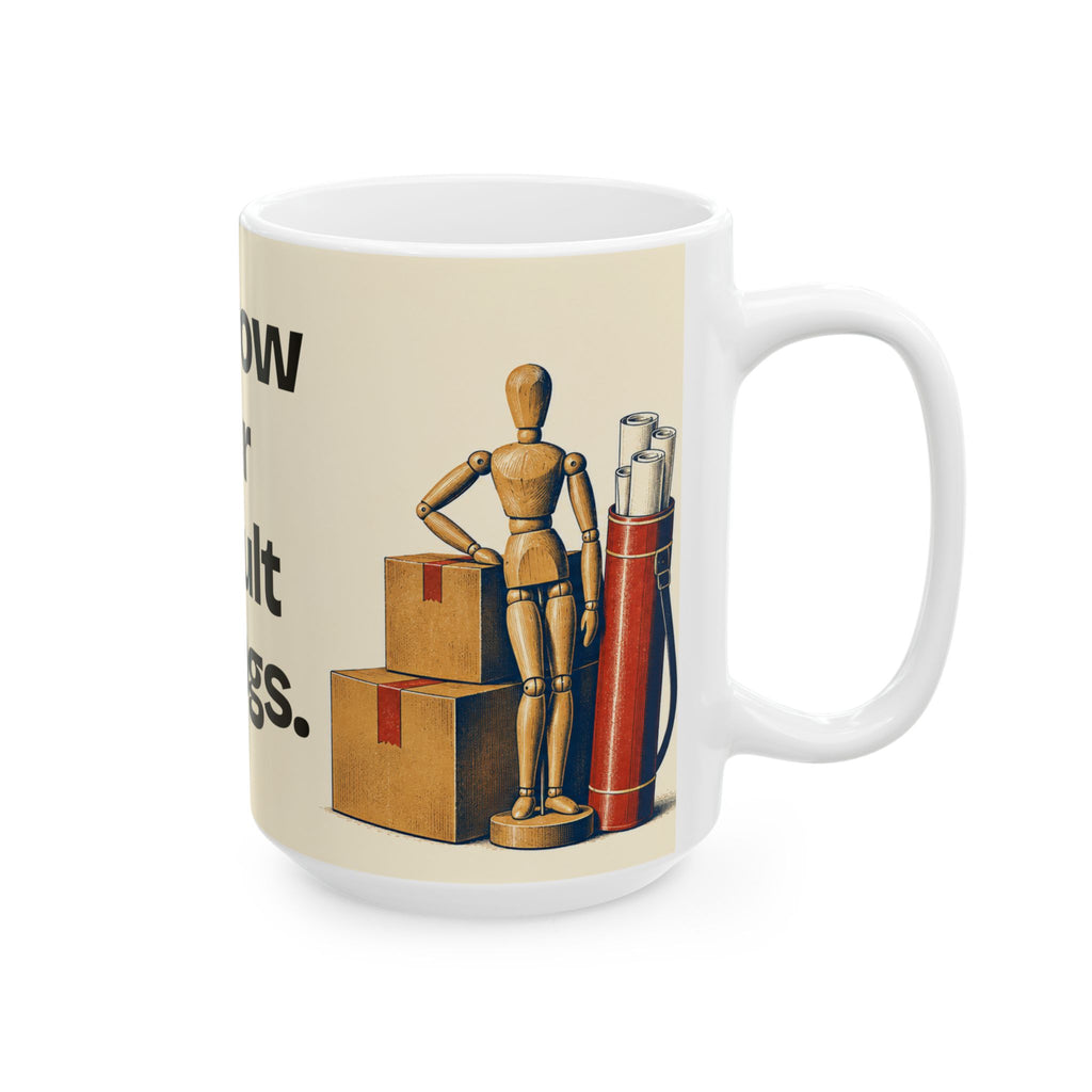 Outgrow Your Default Settings — Product You Coffee Mug