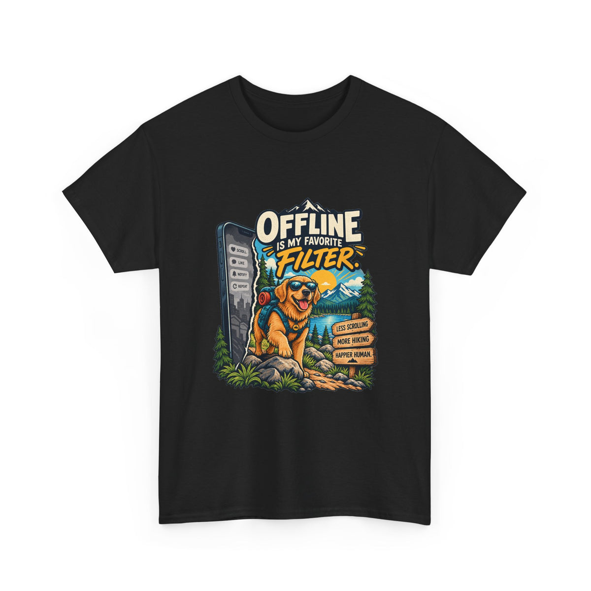Offline Is My Favorite Filter — Social Media T-Shirt
