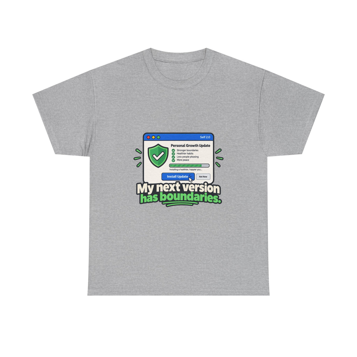 Self 2.0: Personal Growth Update — Product You T-Shirt