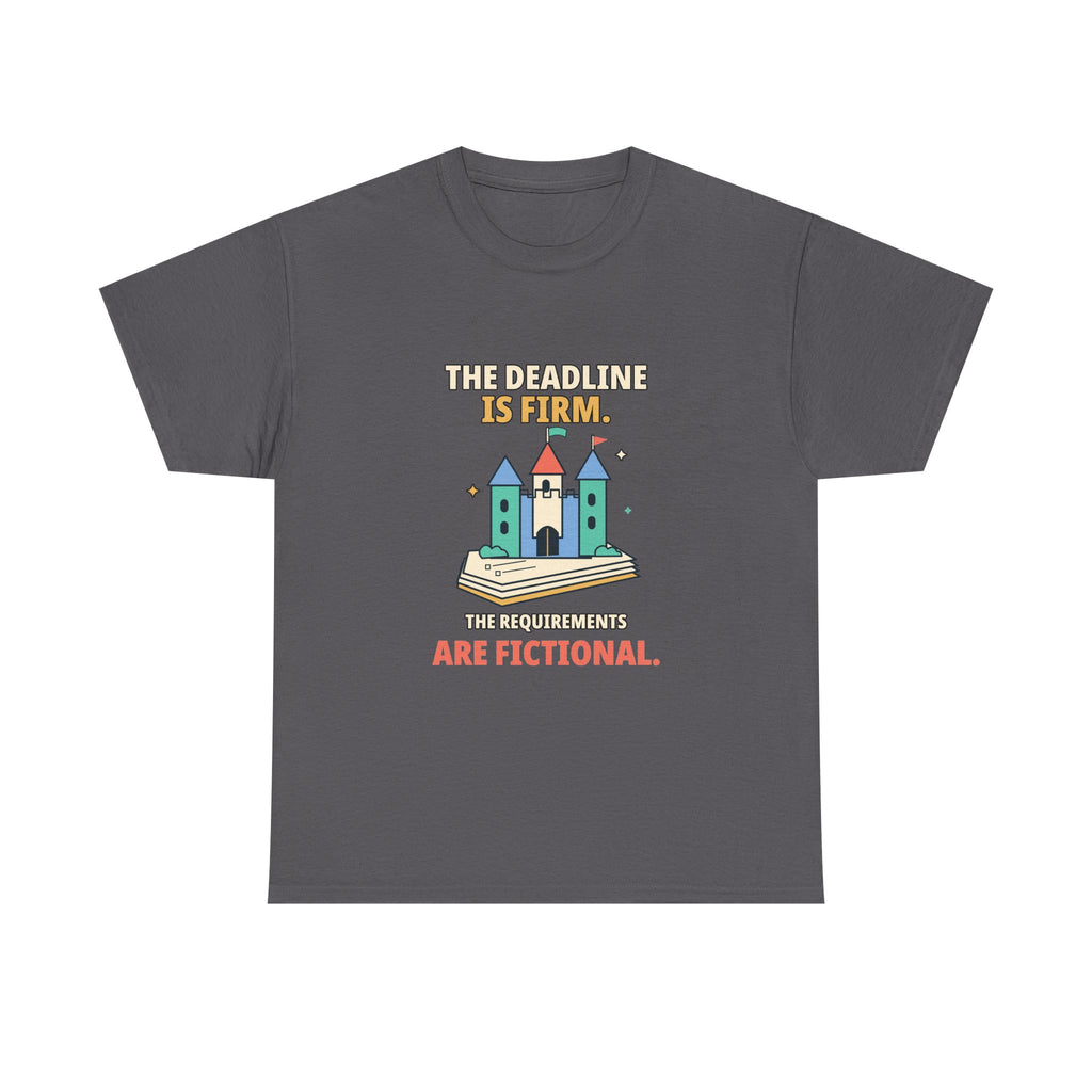 Fictional Requirements — Product Management T-Shirt
