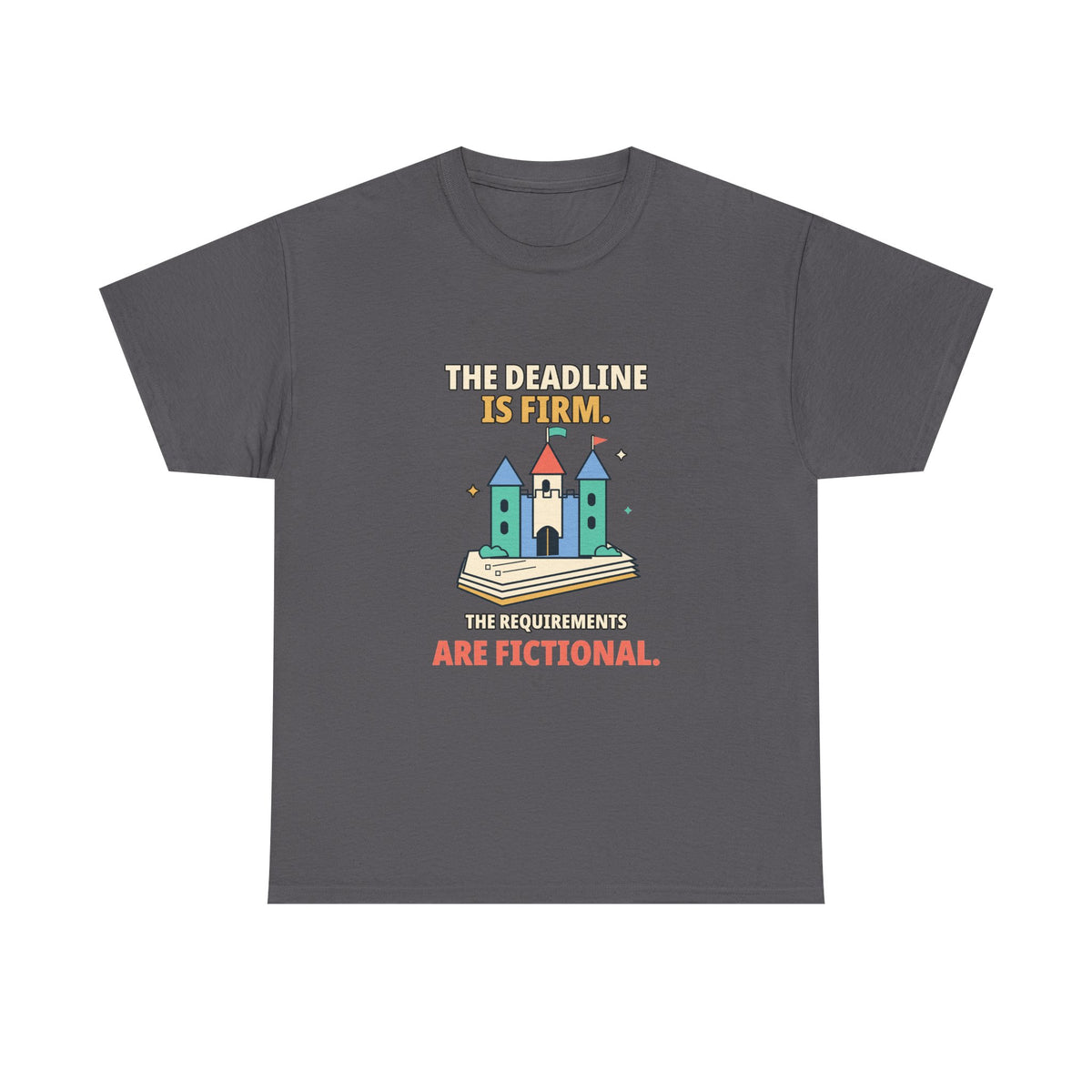 Fictional Requirements — Product Management T-Shirt