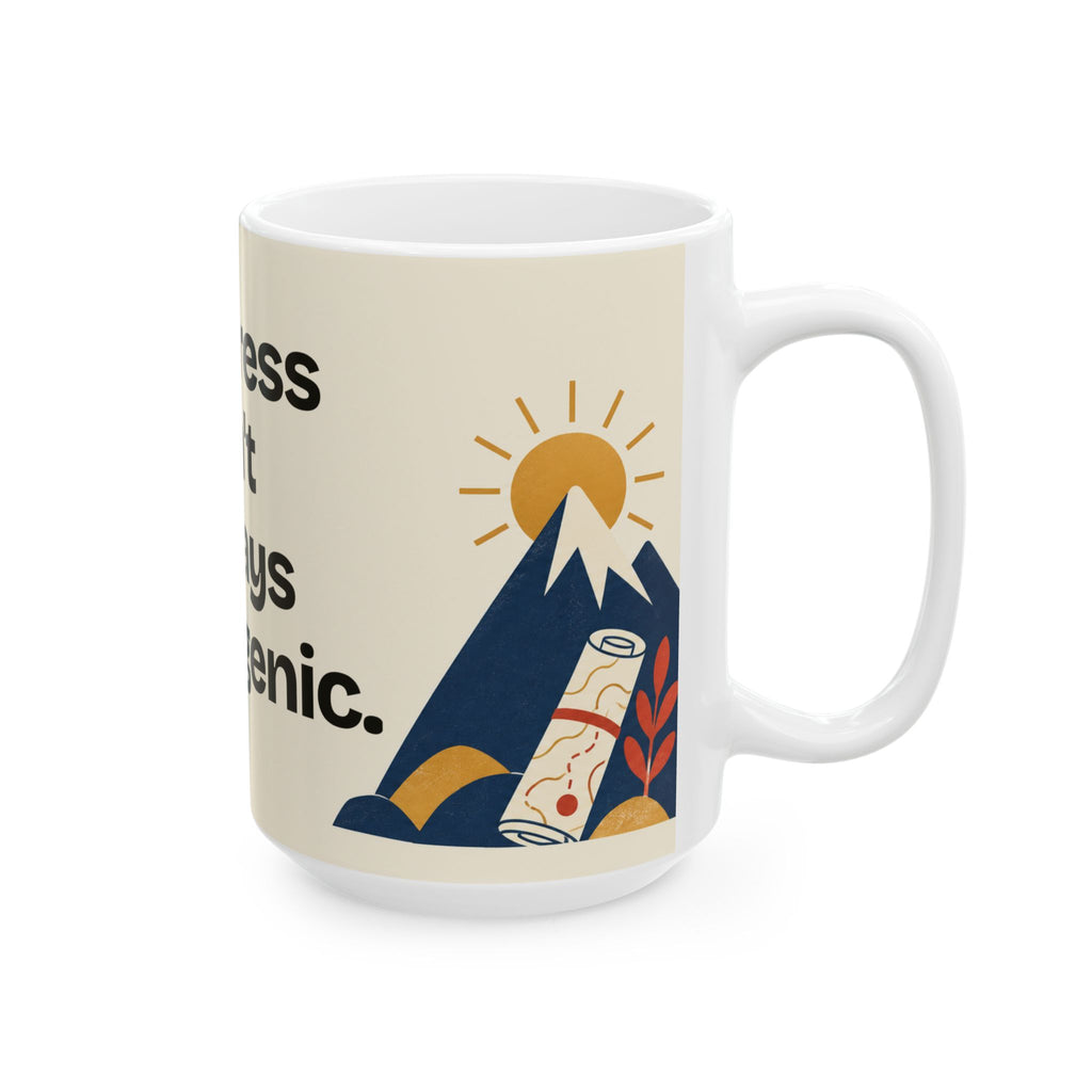 Progress Isn't Always Photogenic — Motivation Coffee Mug