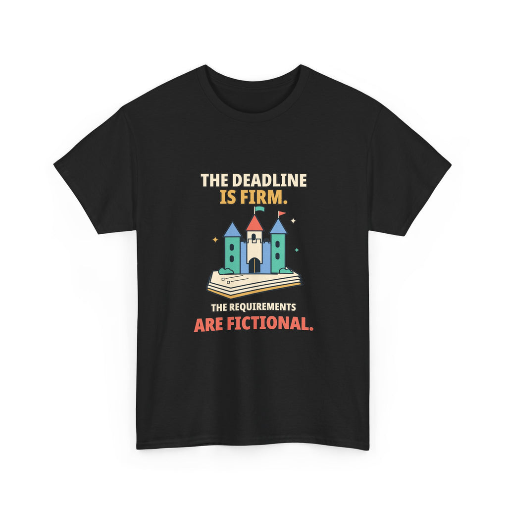 Fictional Requirements — Product Management T-Shirt