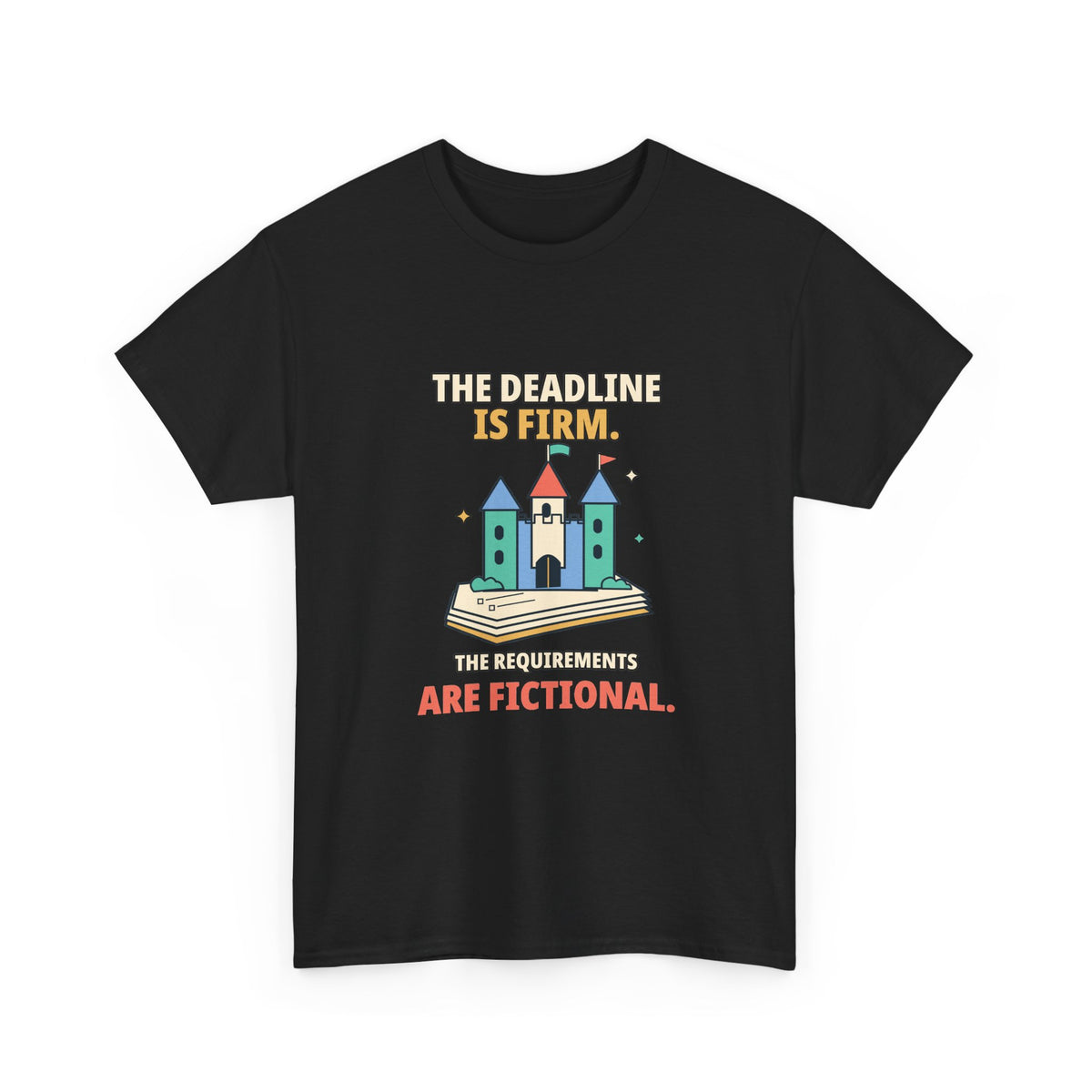 Fictional Requirements — Product Management T-Shirt