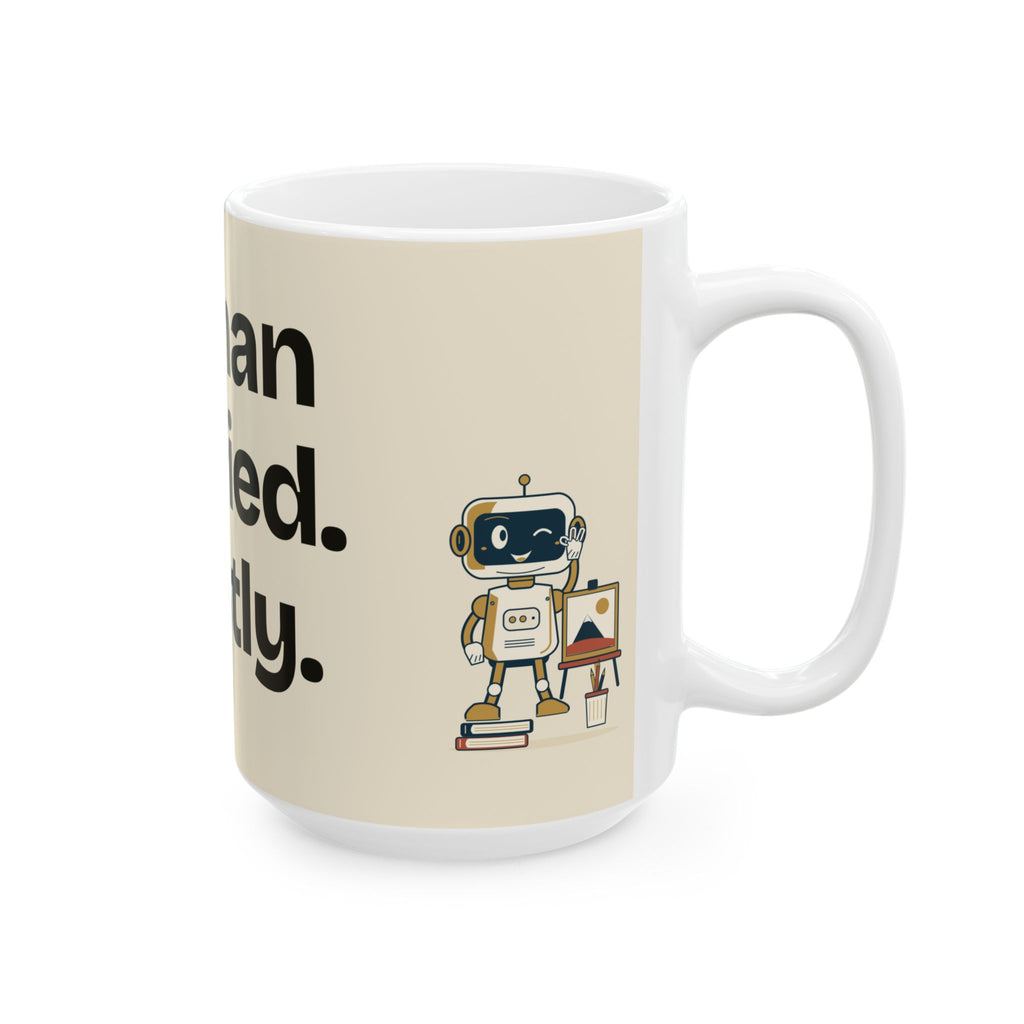 Human Verified. Mostly — AI Coffee Mug