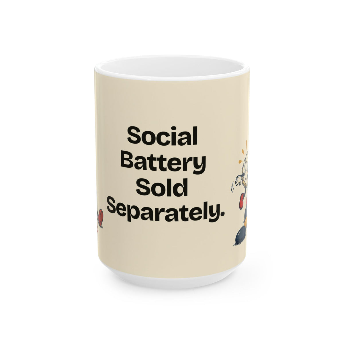 Social Battery Sold Separately — Humor Coffee Mug