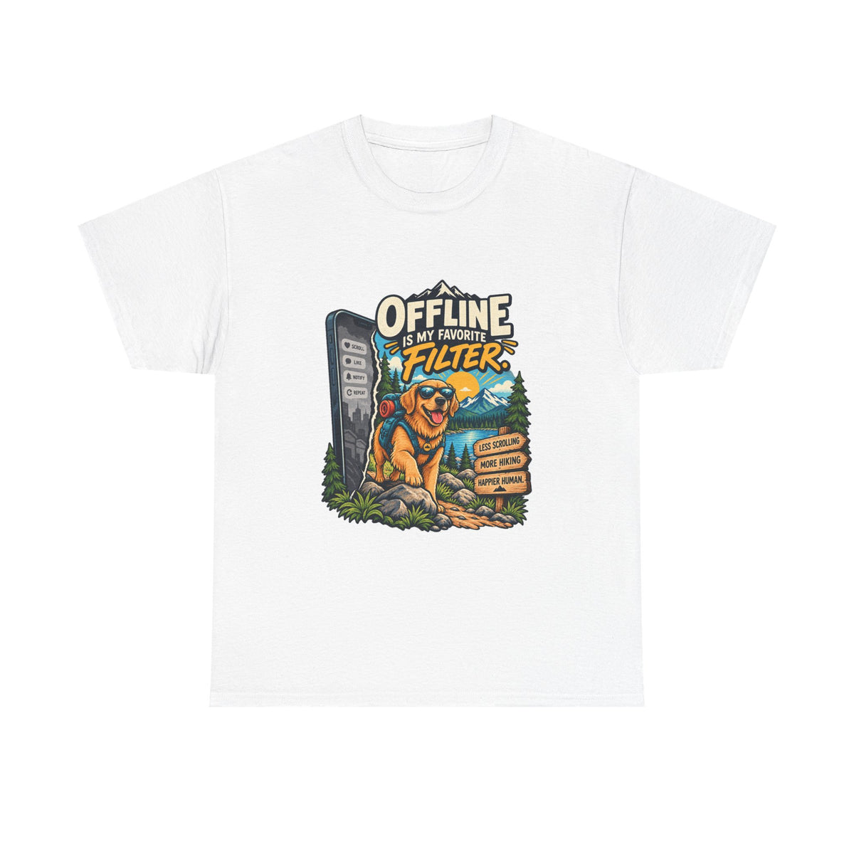 Offline Is My Favorite Filter — Social Media T-Shirt