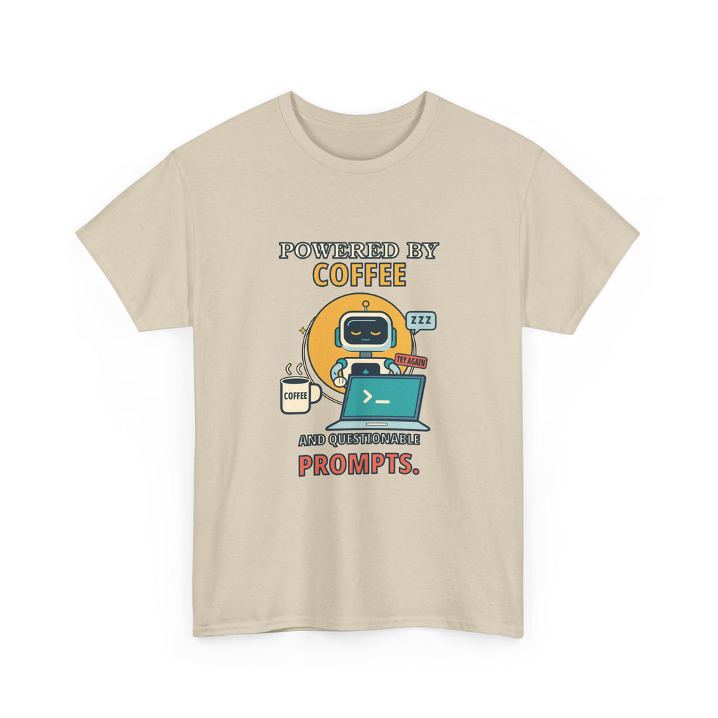 Coffee and Questionable Prompts — AI T-Shirt